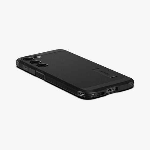 ACS05623 - Galaxy S23 Ultra Case Tough Armor in black showing the back